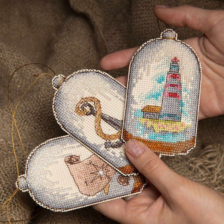T-86C Counted cross stitch kit Crystal Art "In search of treasures"