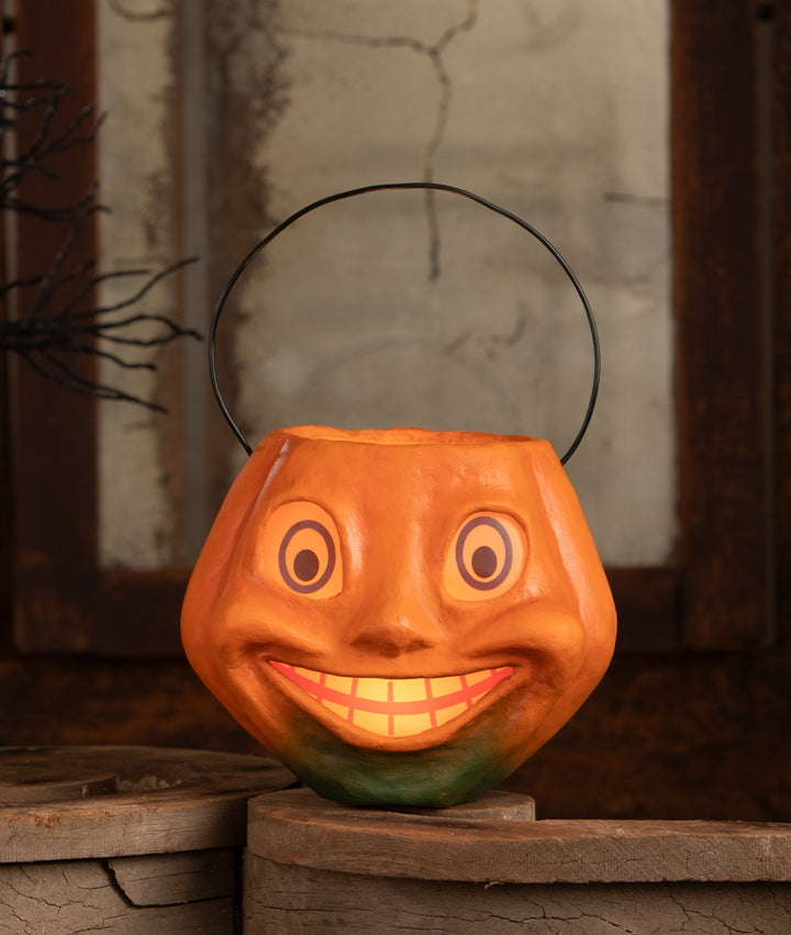Vintage Silly Pumpkin Bucket by Bethany Lowe Designs, image 2