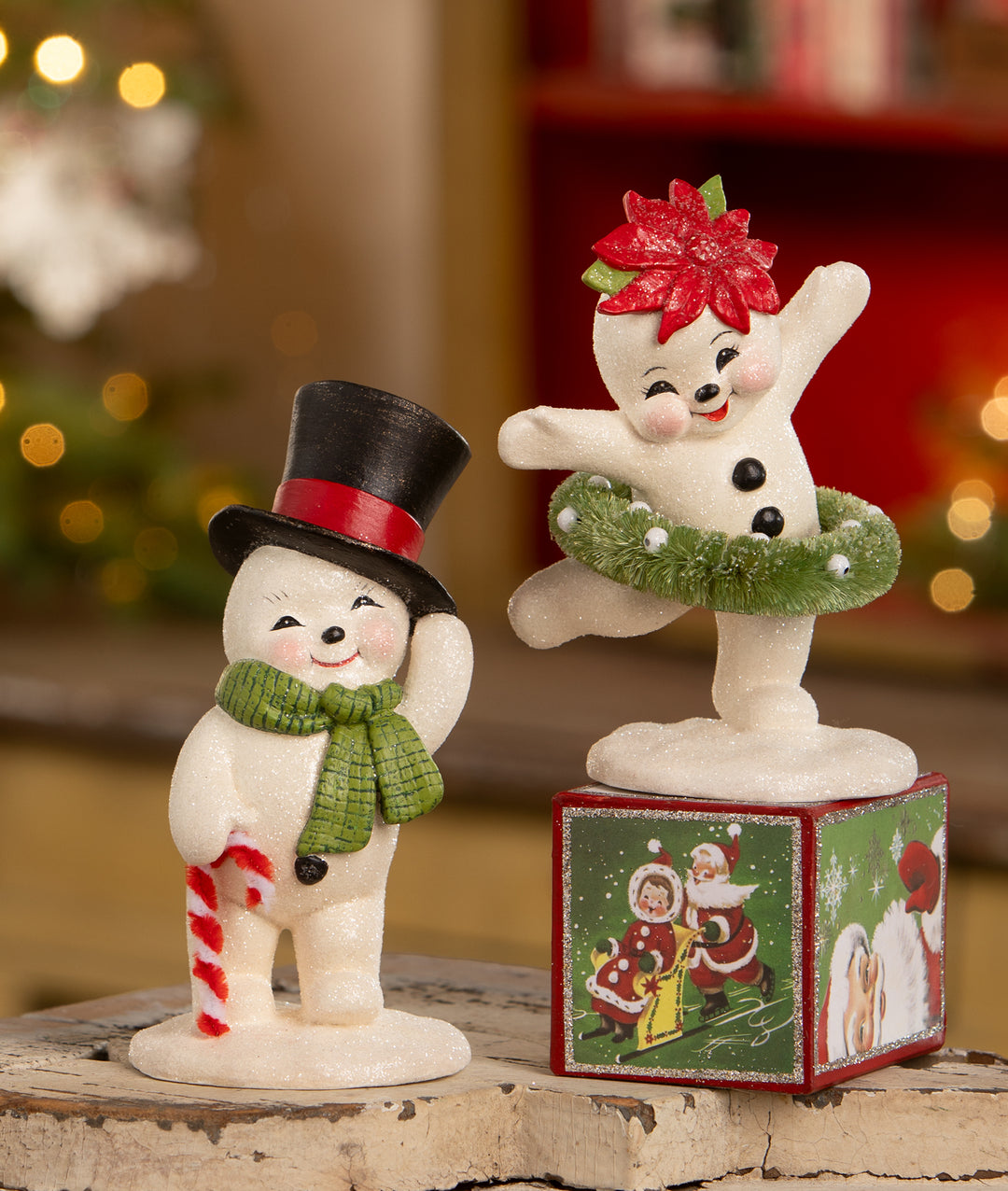 Dancing Snowman Girl by Bethany Lowe Designs, image 3