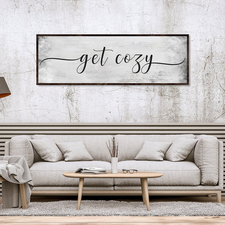 Get Cozy Canvas Wall Art