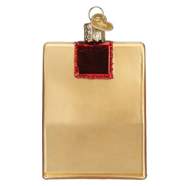 Old World Christmas Takeout Bag Blown Glass Ornament