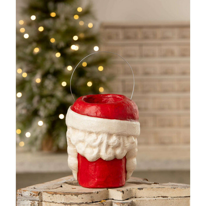 Tall Santa Bucket by Bethany Lowe Designs, image 2