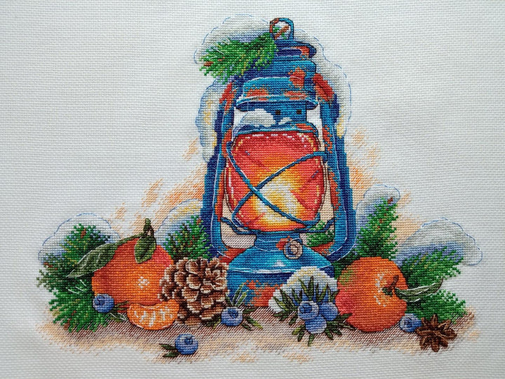 Tangerine Aroma SNV-757 Counted Cross Stitch Kit