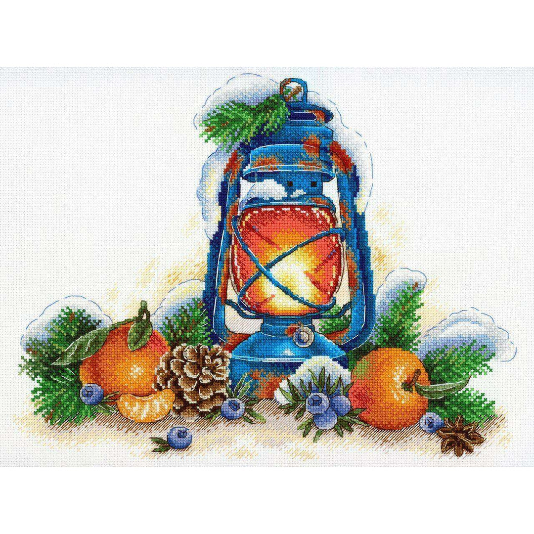 Tangerine Aroma SNV-757 Counted Cross Stitch Kit
