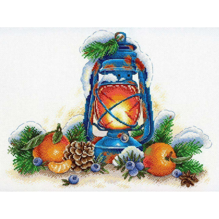 Tangerine Aroma SNV-757 Counted Cross Stitch Kit
