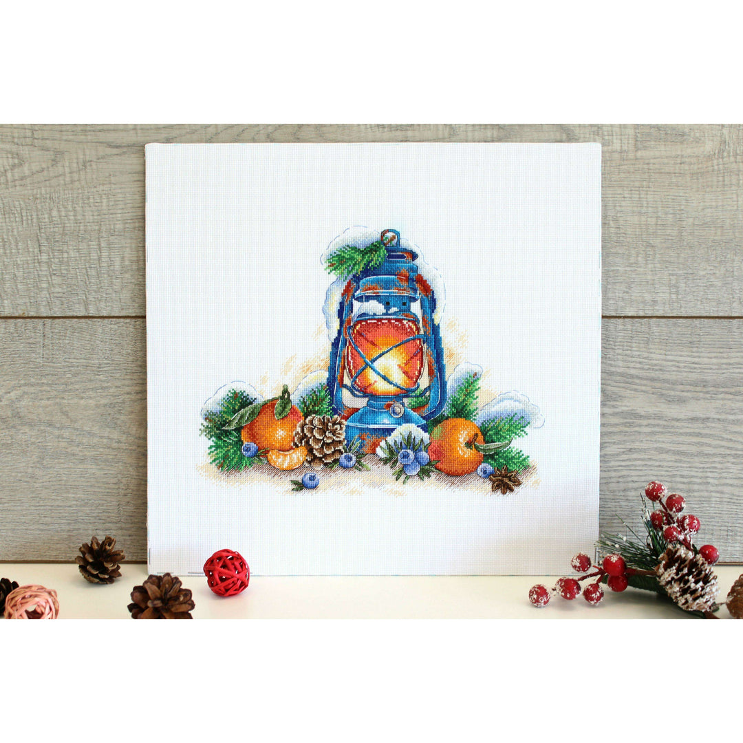 Tangerine Aroma SNV-757 Counted Cross Stitch Kit