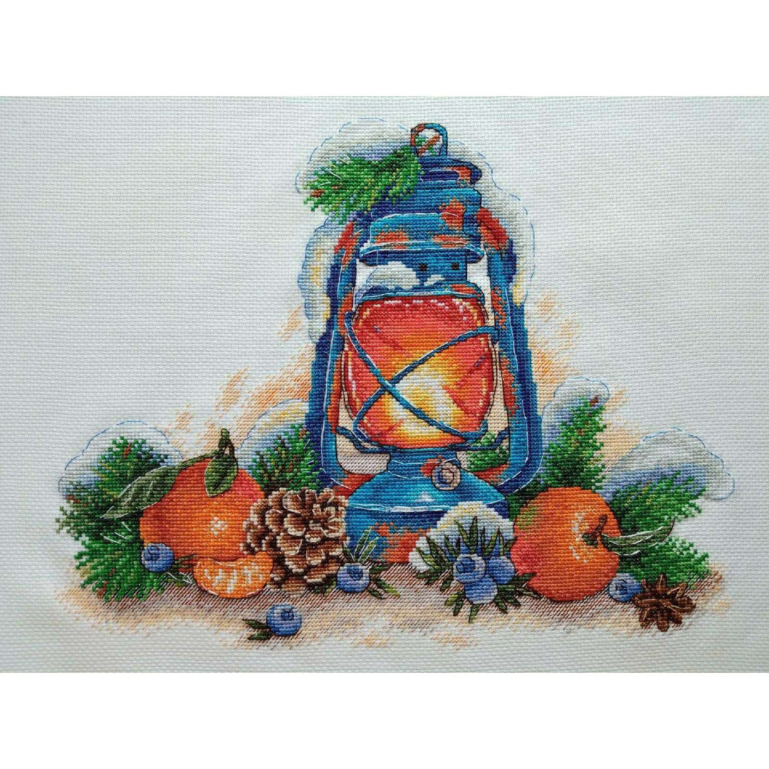 Tangerine Aroma SNV-757 Counted Cross Stitch Kit