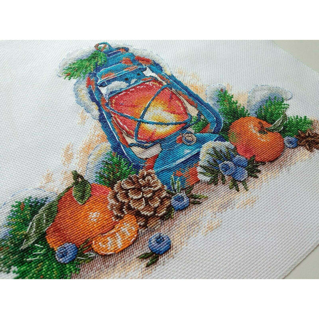 Tangerine Aroma SNV-757 Counted Cross Stitch Kit