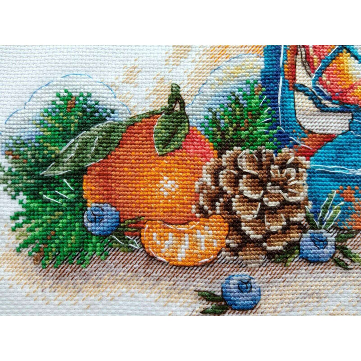 Tangerine Aroma SNV-757 Counted Cross Stitch Kit