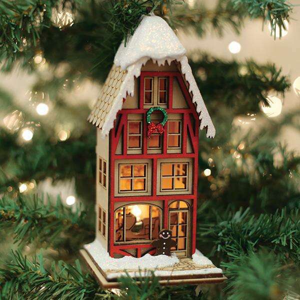 Old World Christmas Tannenbaum Toboggan Co. Blown Glass Ornament
