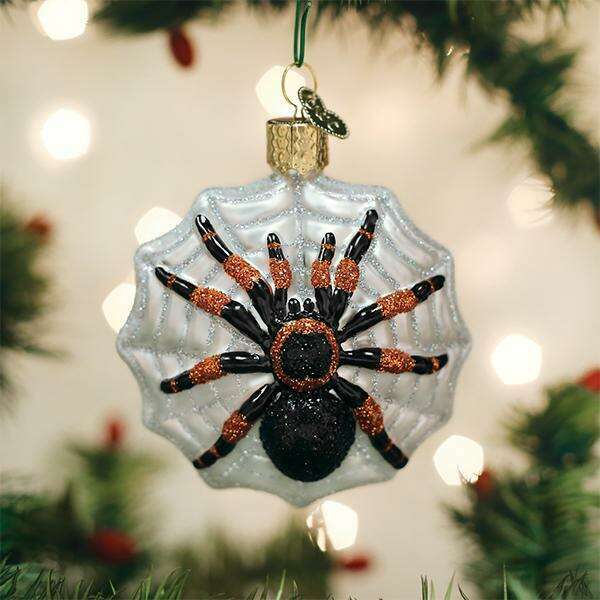 Old World Christmas Tarantula Blown Glass Ornament