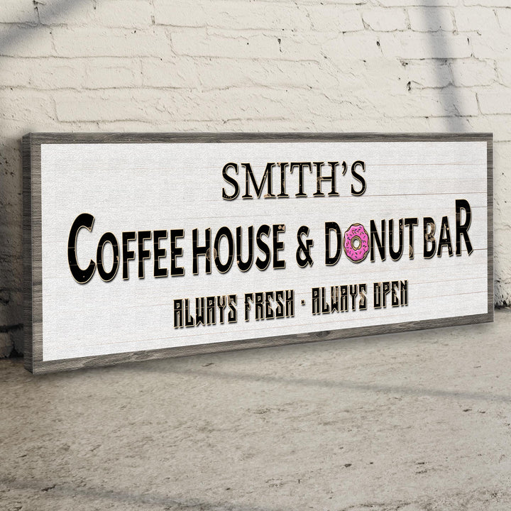 Coffee House And Donut Bar Sign II