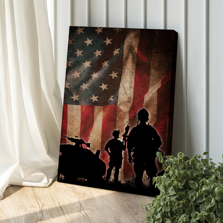 Veterans Honor Canvas Wall Art