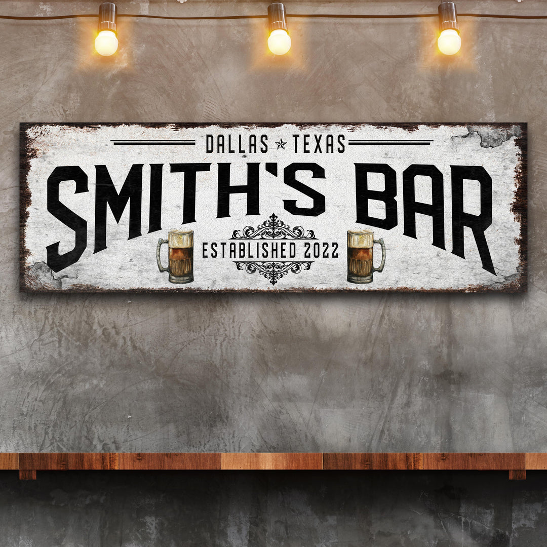 Rustic Bar Sign II