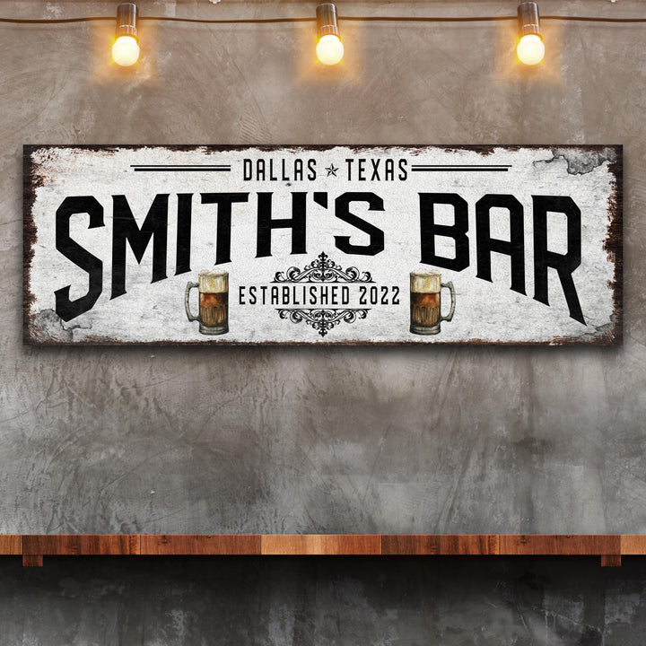 Rustic Bar Sign II