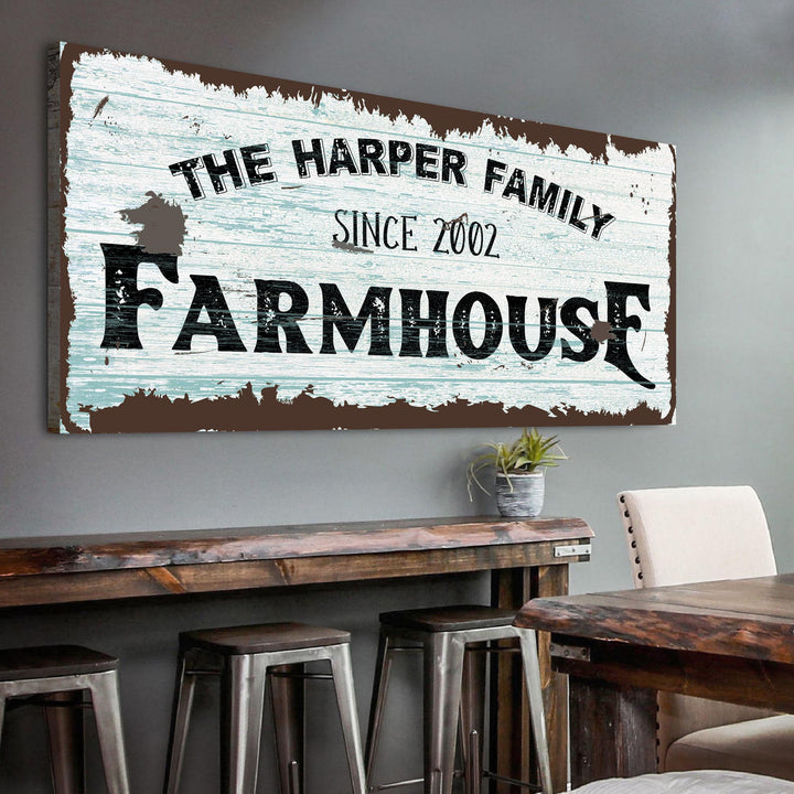 Family Farmhouse Sign IV