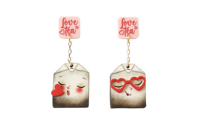 Tea of Love Earrings by LaliBlue - Quirks!