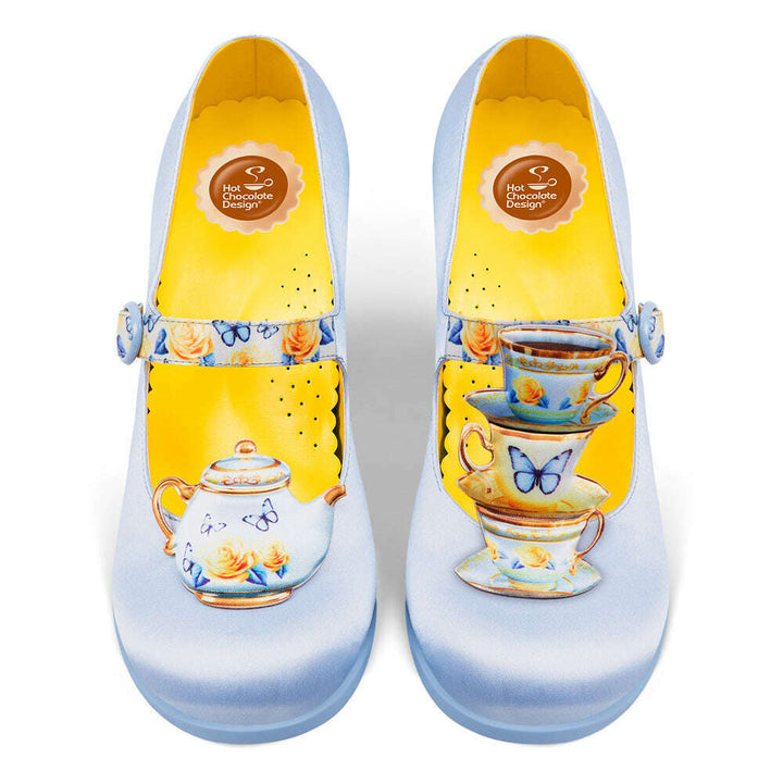 Tea Party Women's Mary Jane Mid Heels