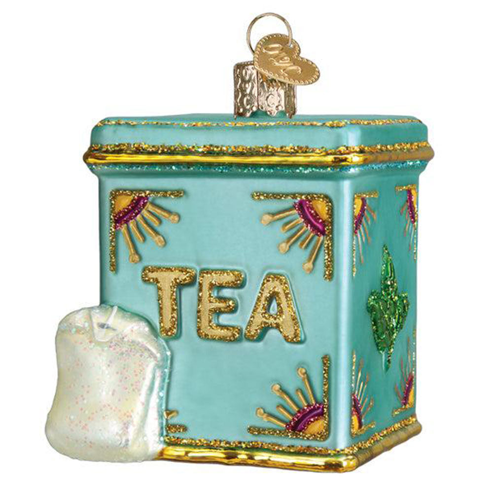 Tea Tin Ornament by Old World Christmas image