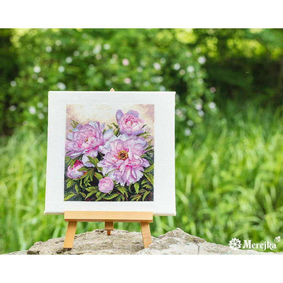 Tender Peonies K-177 Counted Cross-Stitch Kit