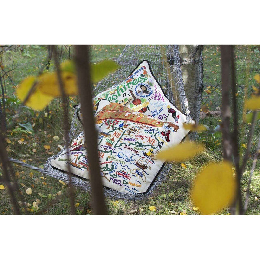 Texas Hand-Embroidered Pillow - Quirks!