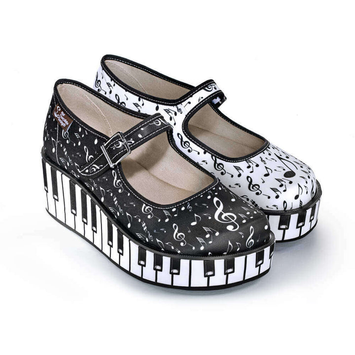 Thank You Music Women's Mary Jane Platforms