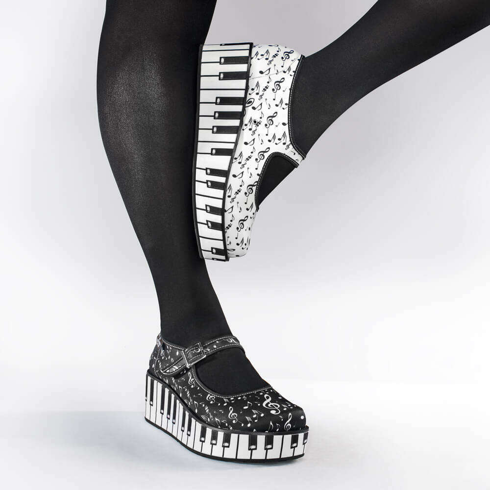 Thank You Music Women's Mary Jane Platforms