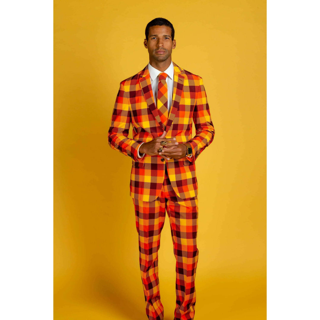 That 70s Suit | Thanksgiving Plaid Suit