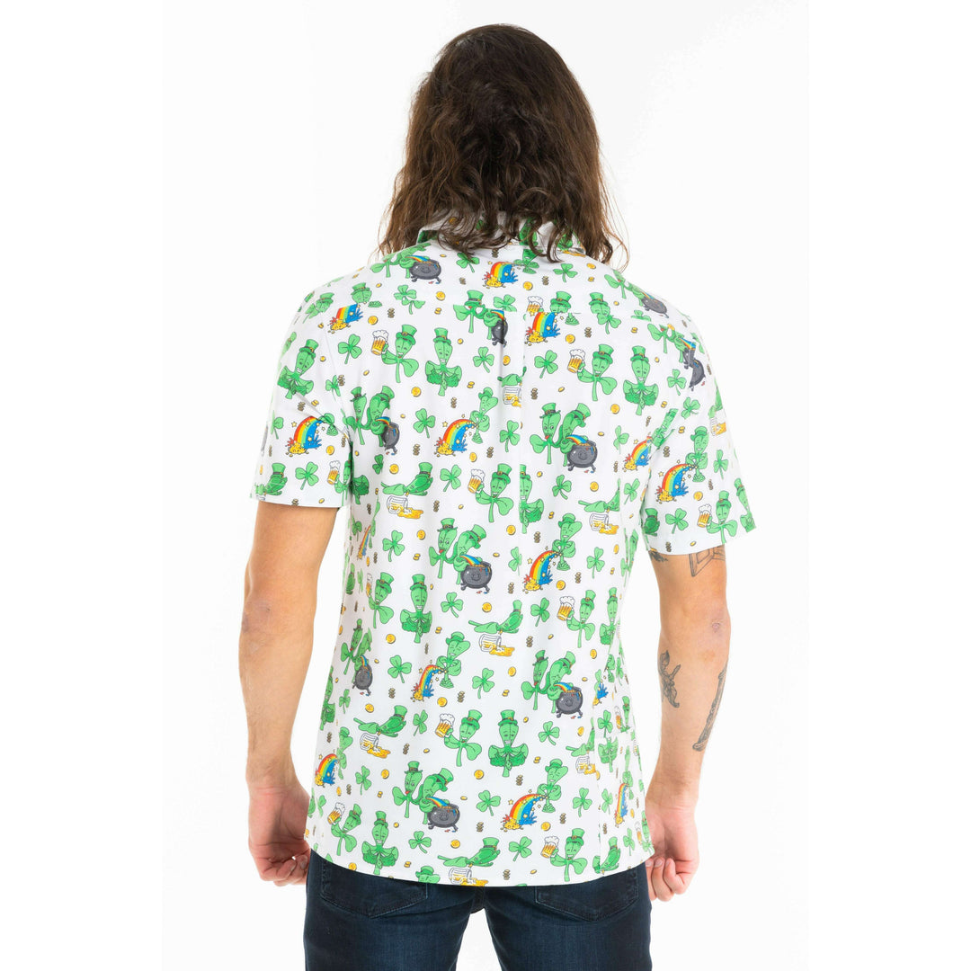 The 3 Leafs To The Wind | St Patricks Day Clovers Hawaiian Shirt