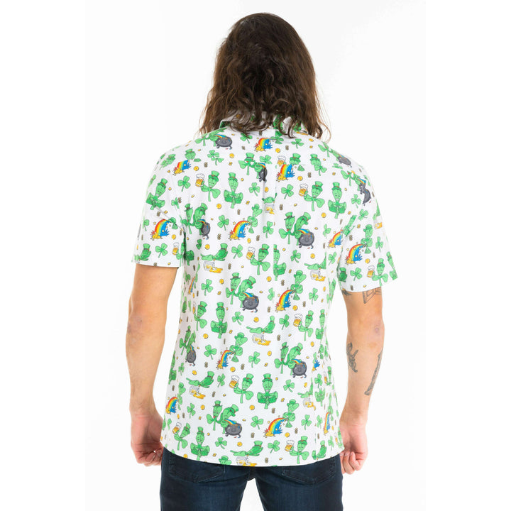 The 3 Leafs To The Wind | St Patricks Day Clovers Hawaiian Shirt
