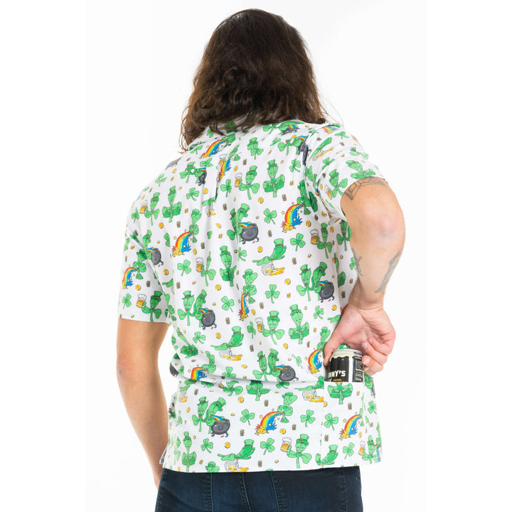 The 3 Leafs To The Wind | St Patricks Day Clovers Hawaiian Shirt