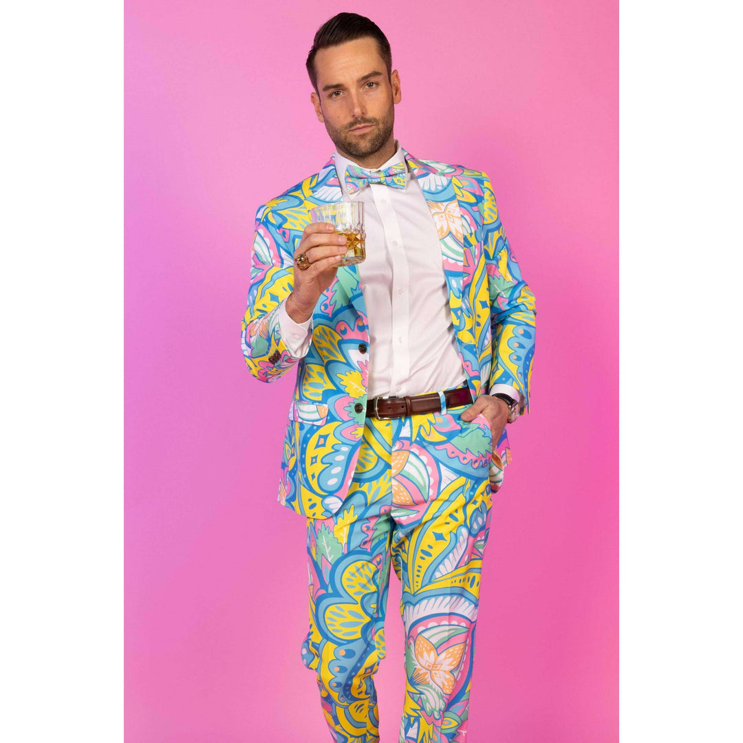 The April Showers | Abstract Paisley Suit