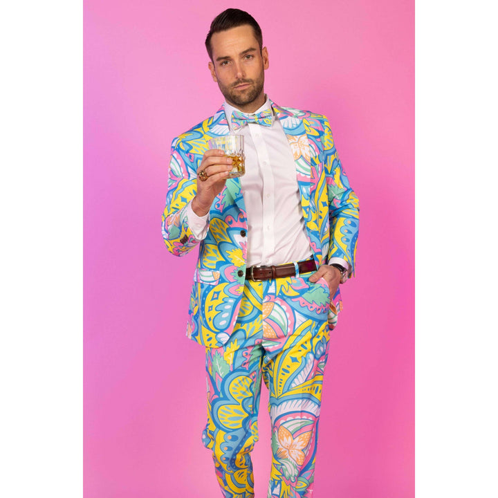 The April Showers | Abstract Paisley Suit