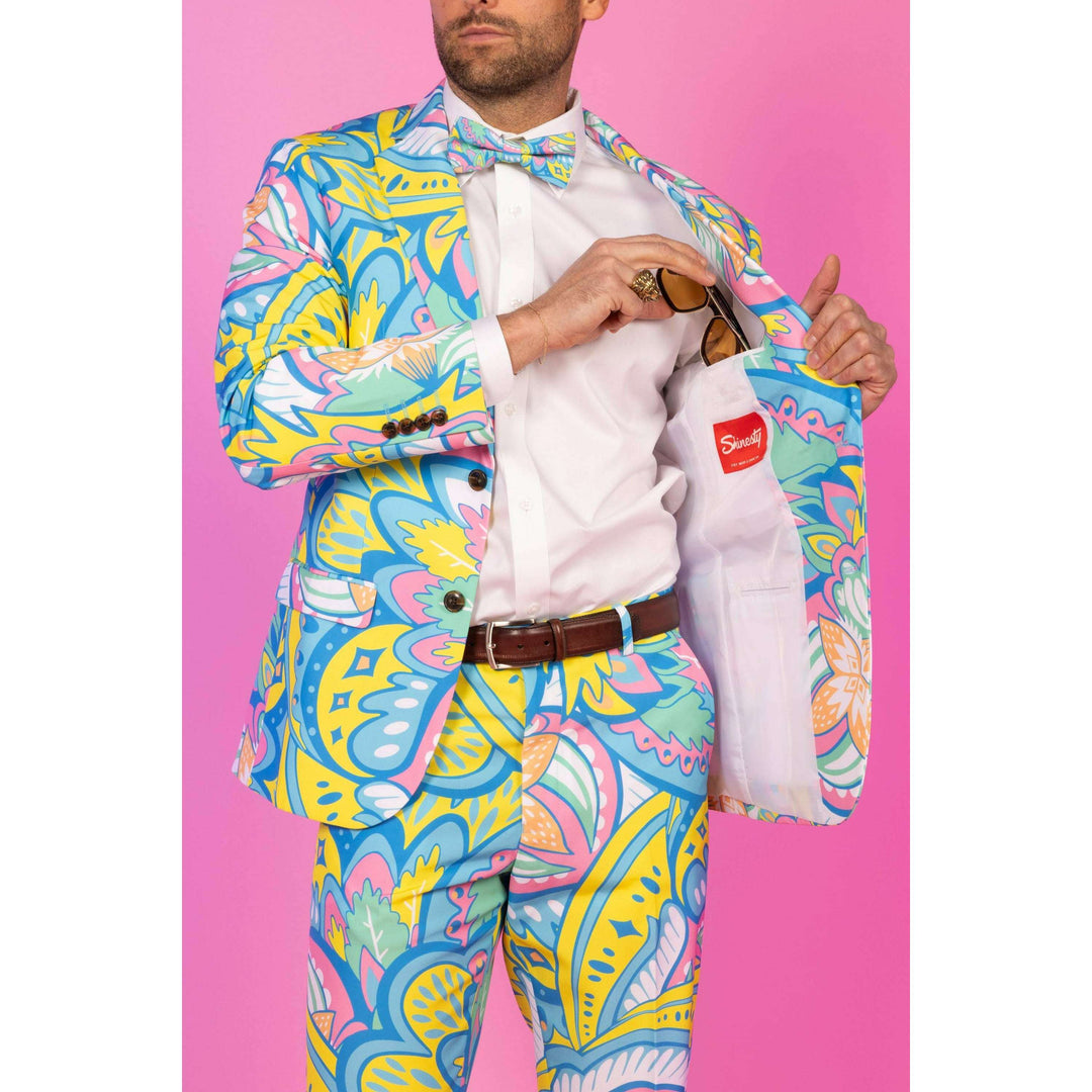 The April Showers | Abstract Paisley Suit