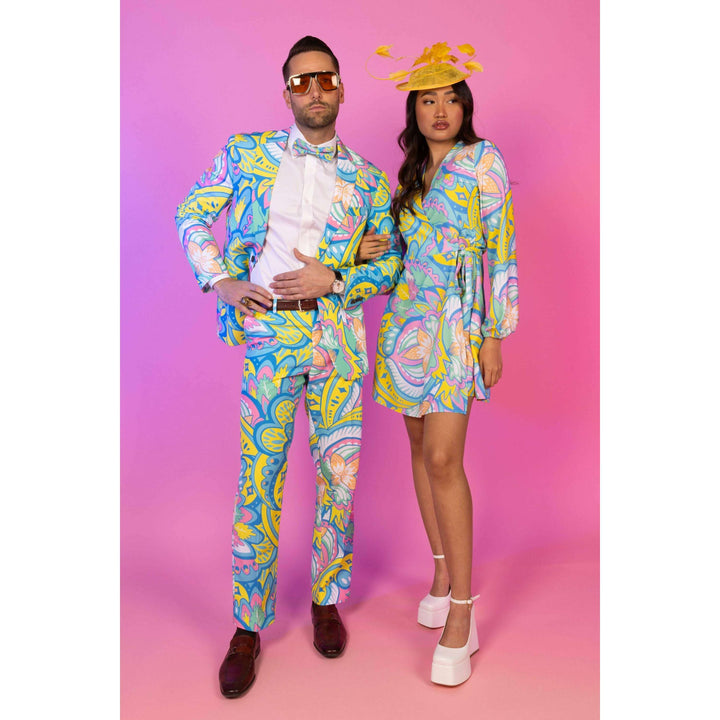 The April Showers | Abstract Paisley Suit