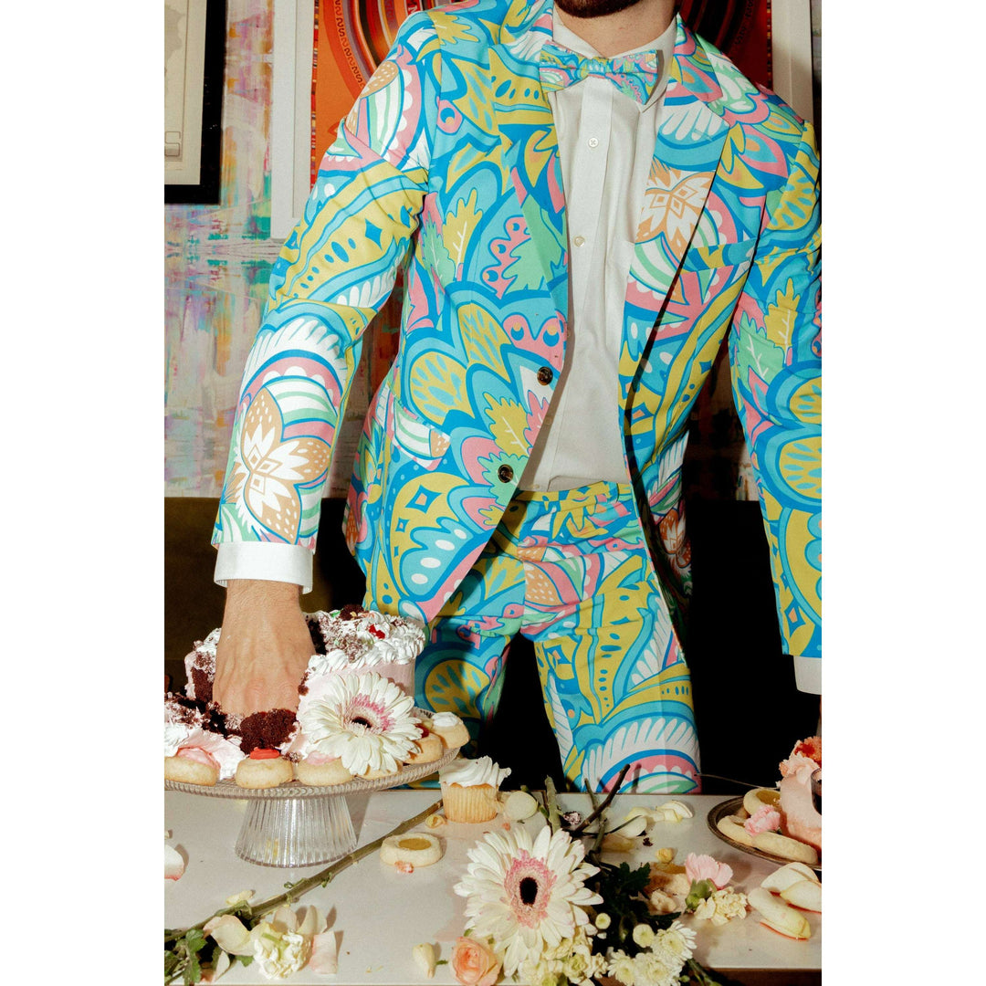 The April Showers | Abstract Paisley Suit
