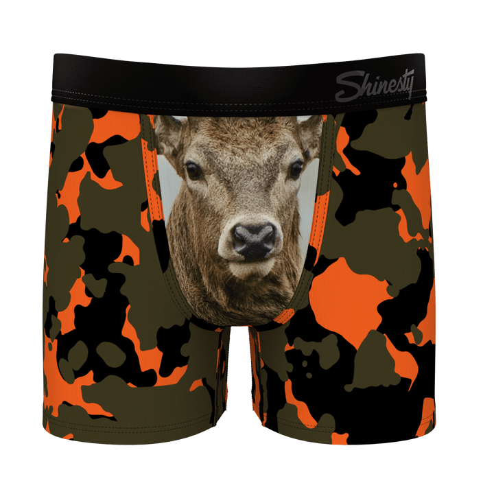 The Bambi Bunchers | Camo Deer Boy's Boxer Briefs