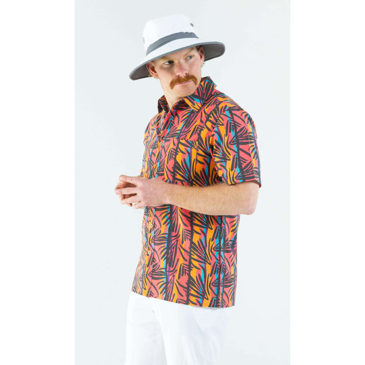 The Bay Breeze | Tropical Neon Hawaiian Shirt