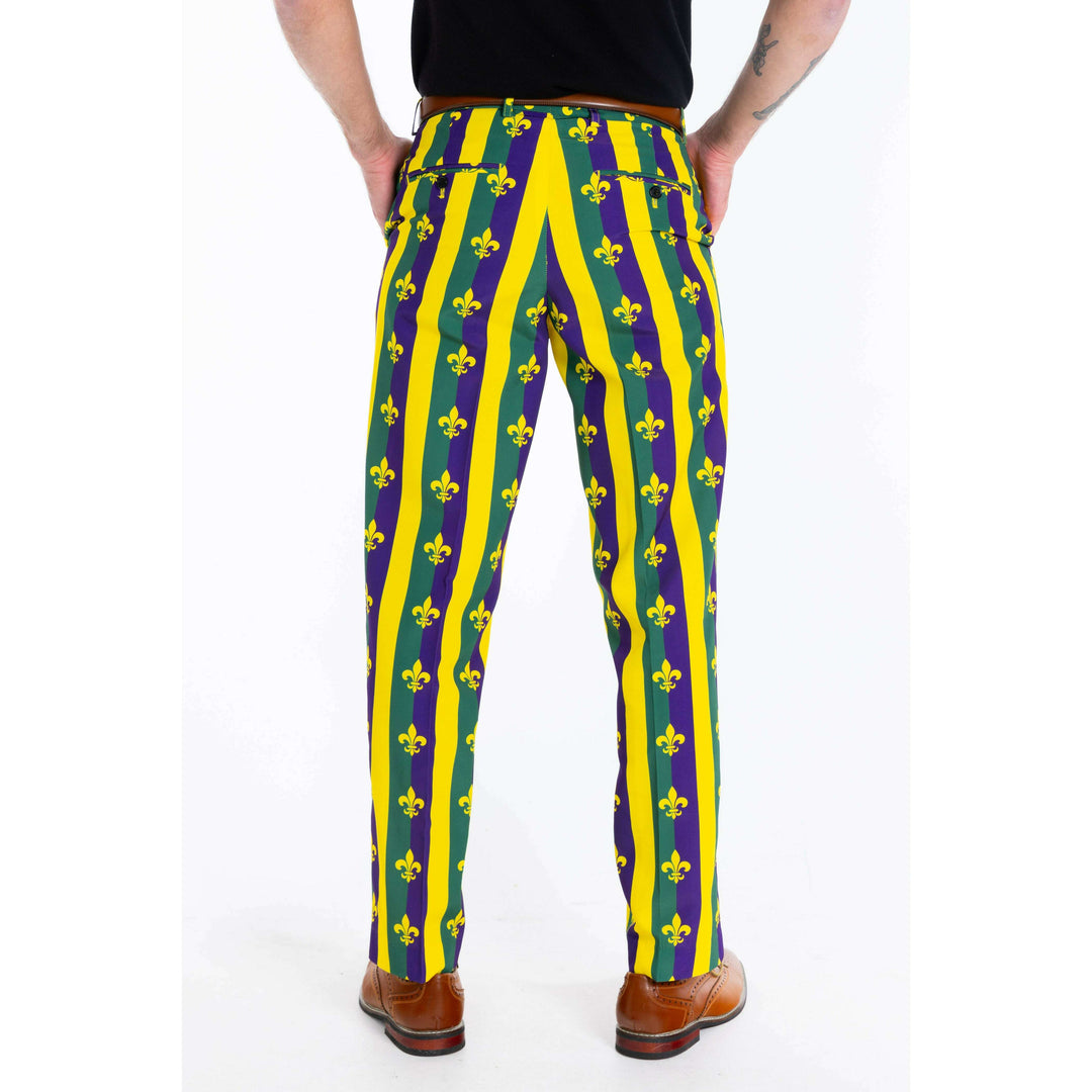The Beignets For Breakfast | Mardi Gras Suit Pants