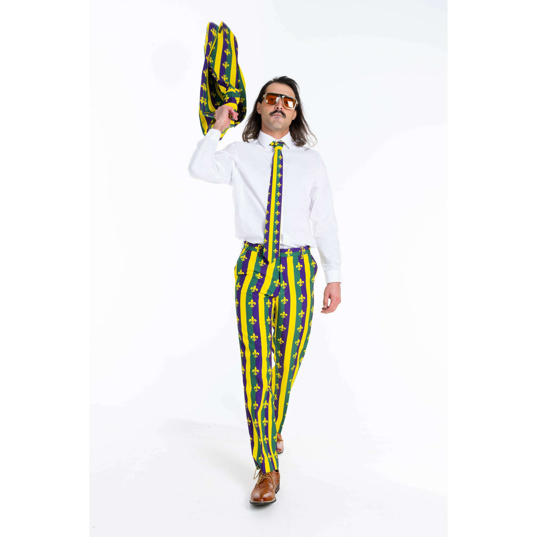 The Beignets For Breakfast | Mardi Gras Suit Pants