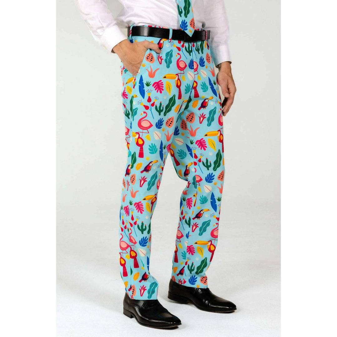 The Birds Of Paradise | Tropical Bird Suit Blazer