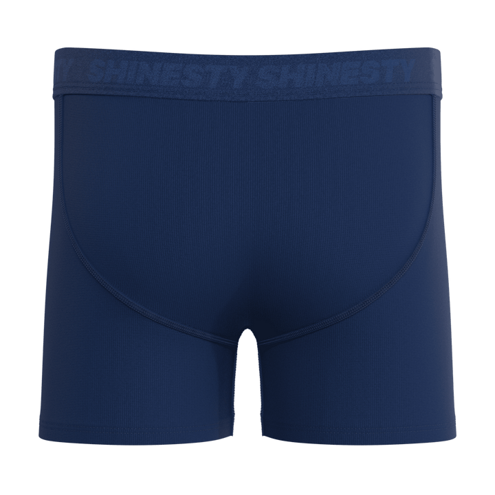 The Bloom Moon | Tonal Navy Boy's Boxer Briefs