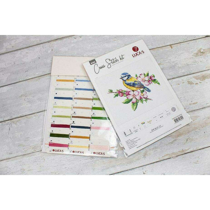 The blue tit  B1195L Counted Cross-Stitch Kit