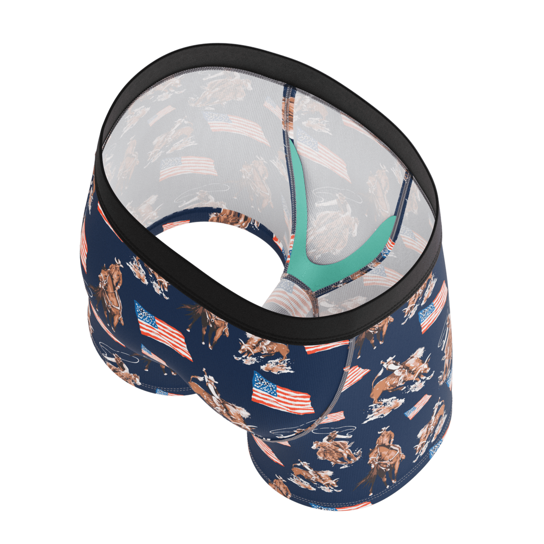 The Bootstraps & Chaps | Americana Cowboy Boy's Boxer Briefs