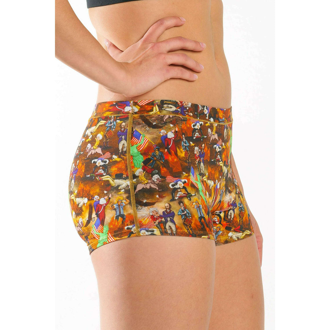 The Boston Tea Bag Party | Patriotic Modal Boyshort Underwear