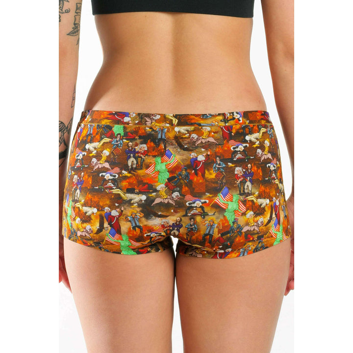 The Boston Tea Bag Party | Patriotic Modal Boyshort Underwear