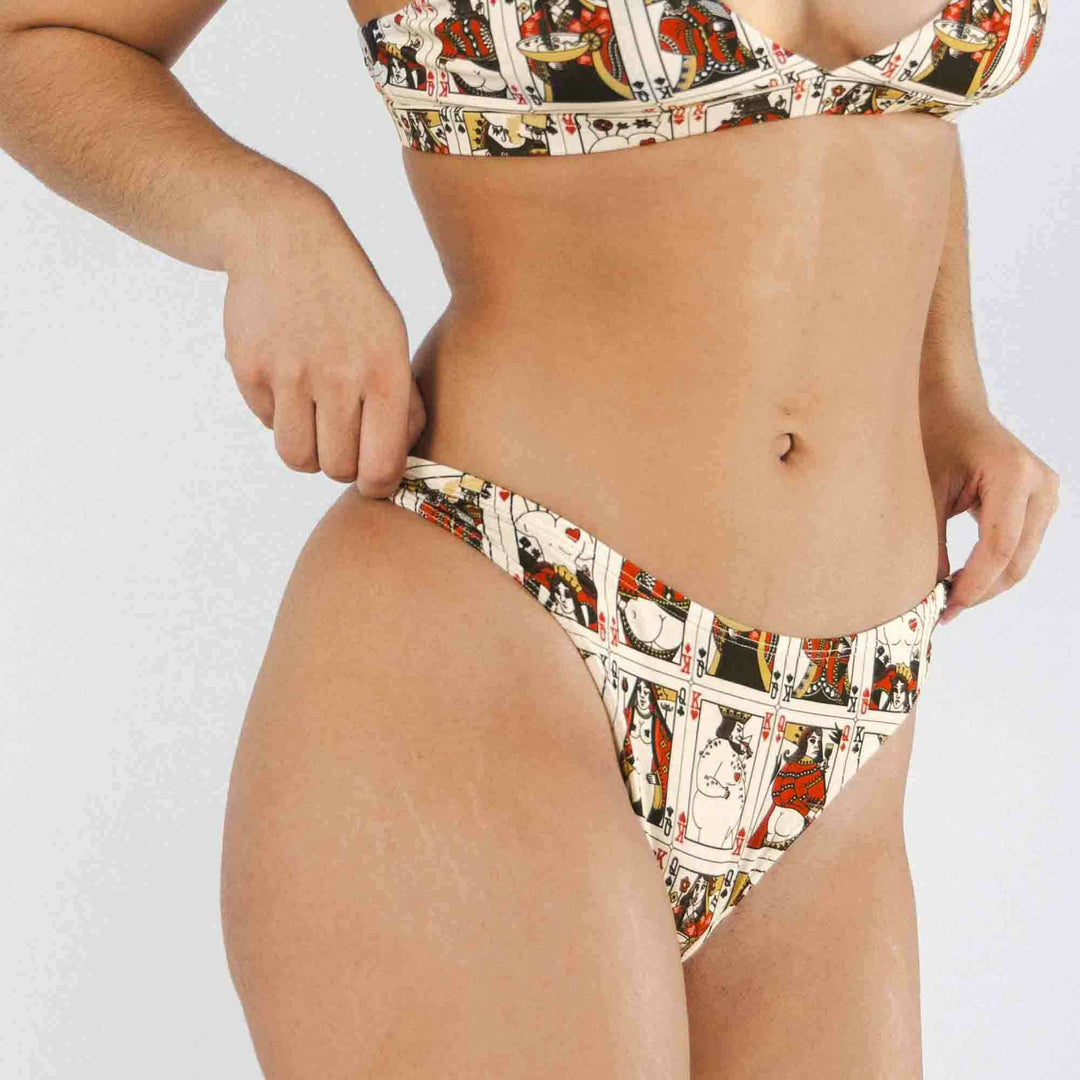 The Bottomless Blackjack | Vintage Playing Cards MicroModal Thong