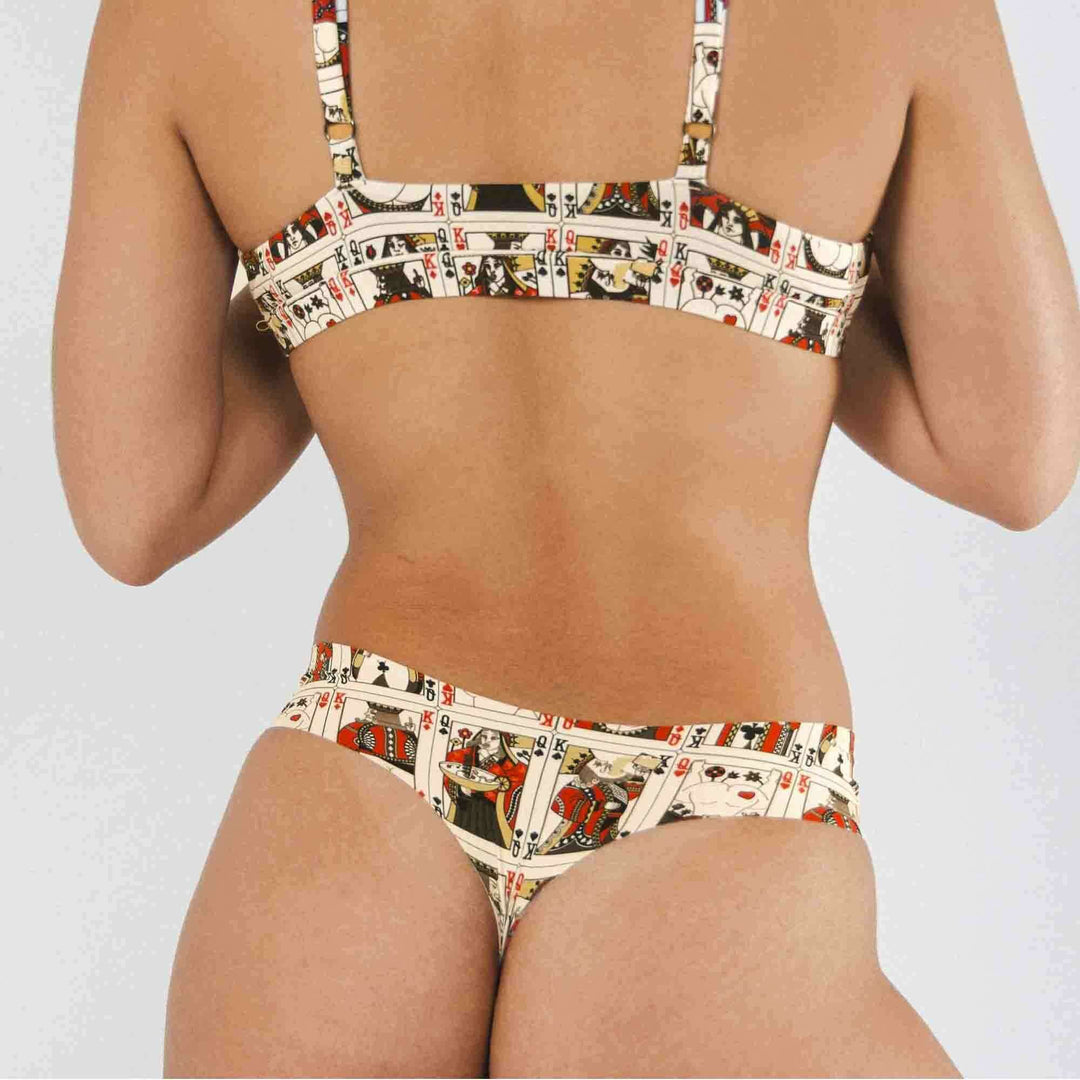 The Bottomless Blackjack | Vintage Playing Cards Seamless Thong