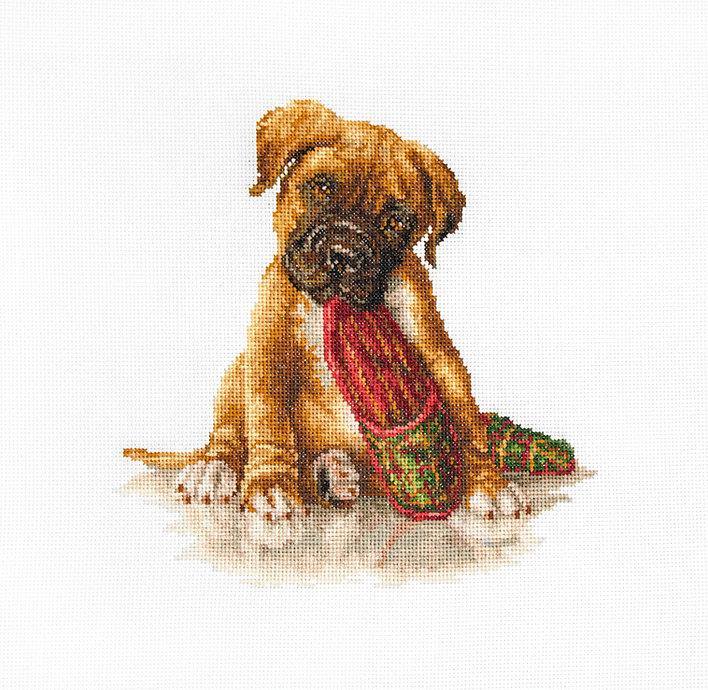 The Boxer B2338L Counted Cross-Stitch Kit