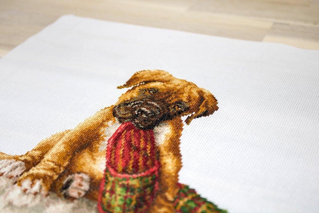 The Boxer B2338L Counted Cross-Stitch Kit